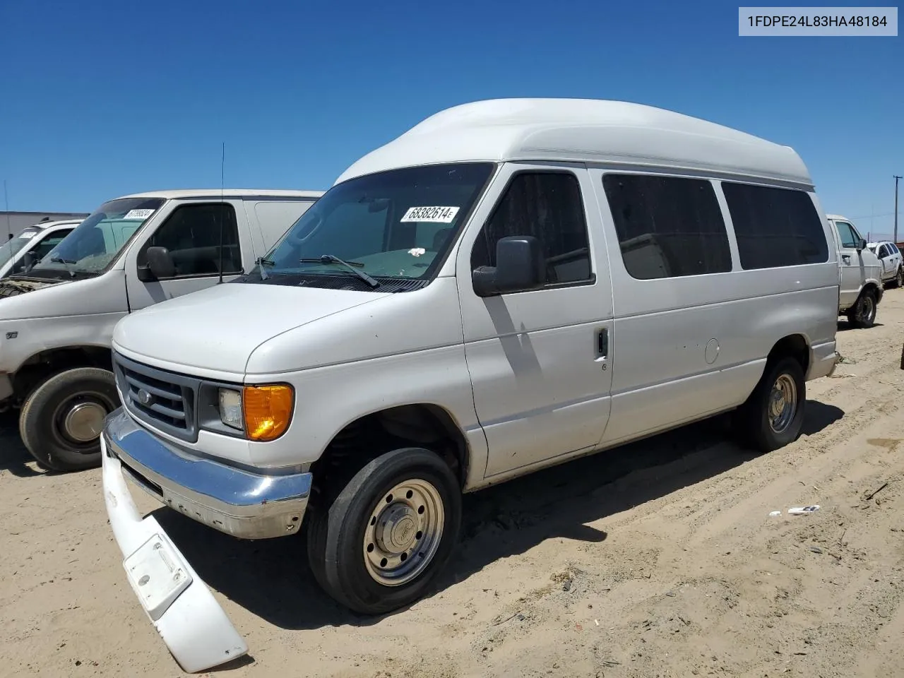 2003 Ford Econoline E250 Van VIN: 1FDPE24L83HA48184 Lot: 68382614