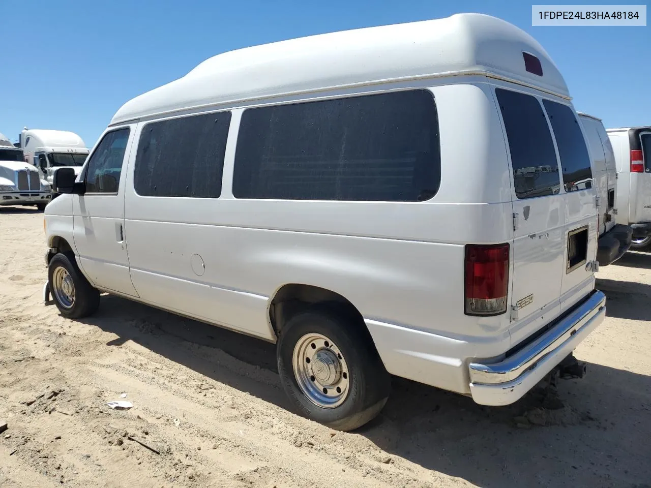 2003 Ford Econoline E250 Van VIN: 1FDPE24L83HA48184 Lot: 68382614