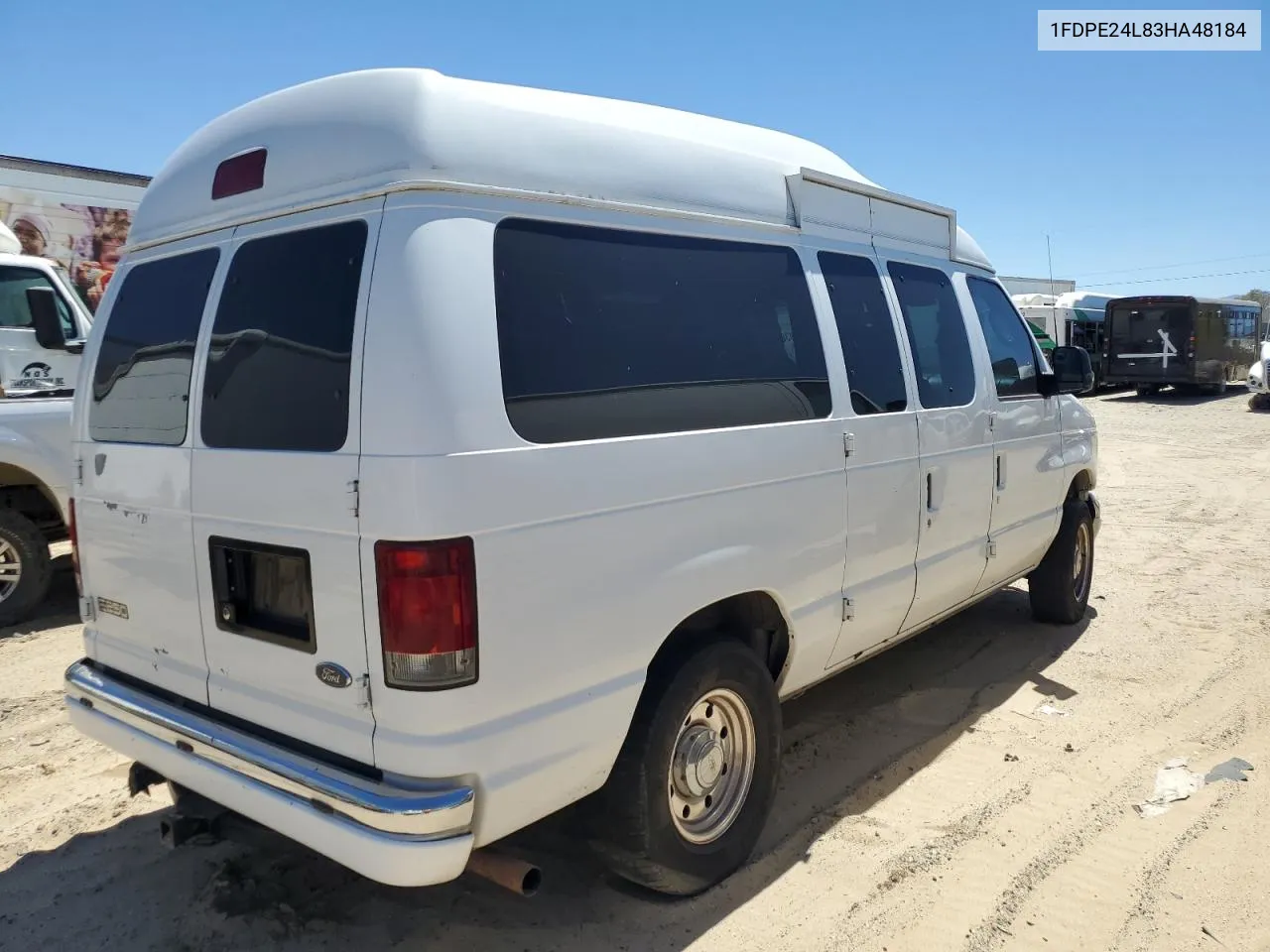 2003 Ford Econoline E250 Van VIN: 1FDPE24L83HA48184 Lot: 68382614