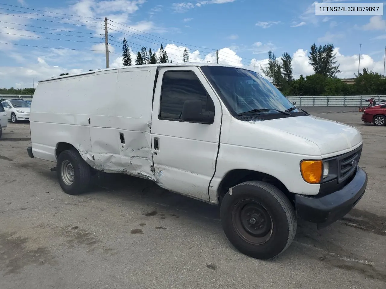 2003 Ford Econoline E250 Van VIN: 1FTNS24L33HB79897 Lot: 68431674