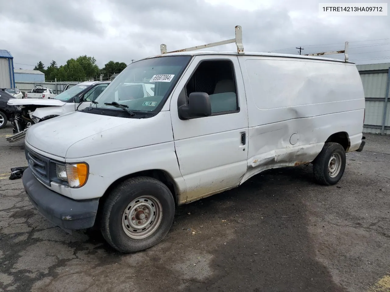 2003 Ford Econoline E150 Van VIN: 1FTRE14213HA09712 Lot: 69587084