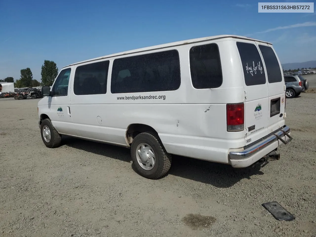 2003 Ford Econoline E350 Super Duty Wagon VIN: 1FBSS31S63HB57272 Lot: 70234814