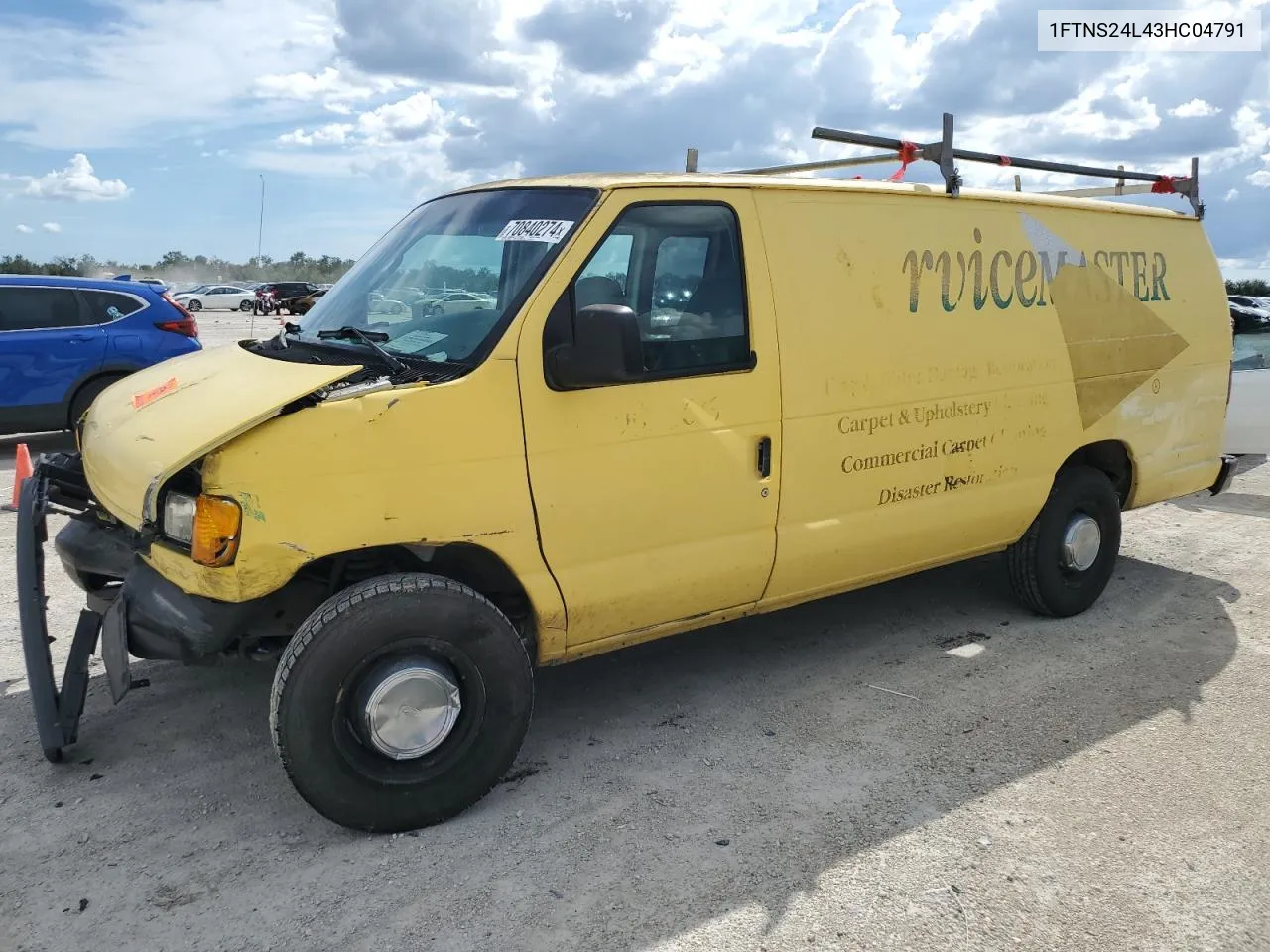 2003 Ford Econoline E250 Van VIN: 1FTNS24L43HC04791 Lot: 70840274