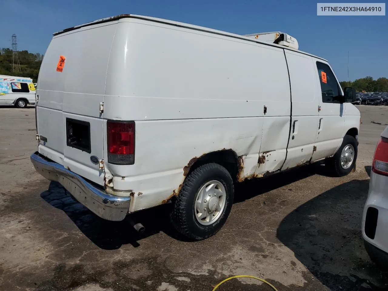 2003 Ford Econoline E250 Van VIN: 1FTNE242X3HA64910 Lot: 71197464