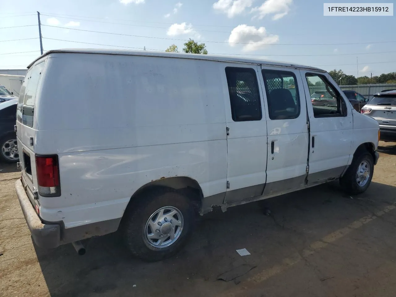 2003 Ford Econoline E150 Van VIN: 1FTRE14223HB15912 Lot: 71965754