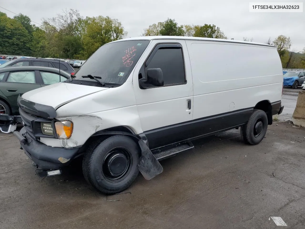 2003 Ford Econoline E350 Super Duty Van VIN: 1FTSE34LX3HA32623 Lot: 72959054