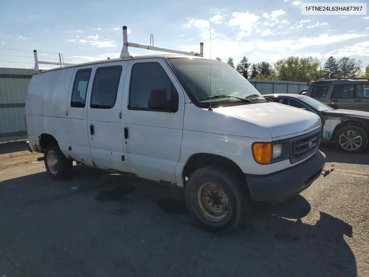 2003 Ford Econoline E250 Van VIN: 1FTNE24L63HA87397 Lot: 74116364