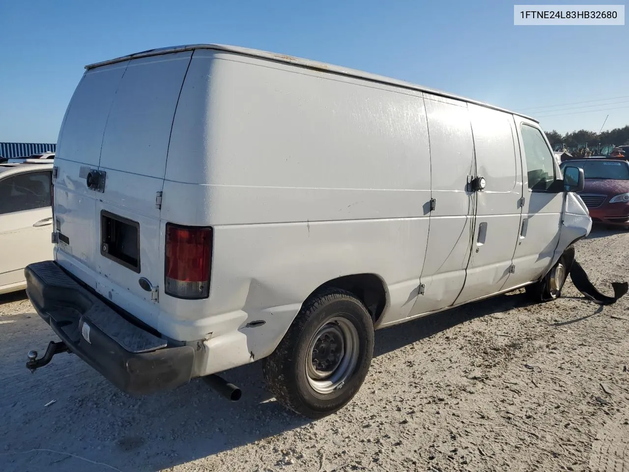 2003 Ford Econoline E250 Van VIN: 1FTNE24L83HB32680 Lot: 75489394