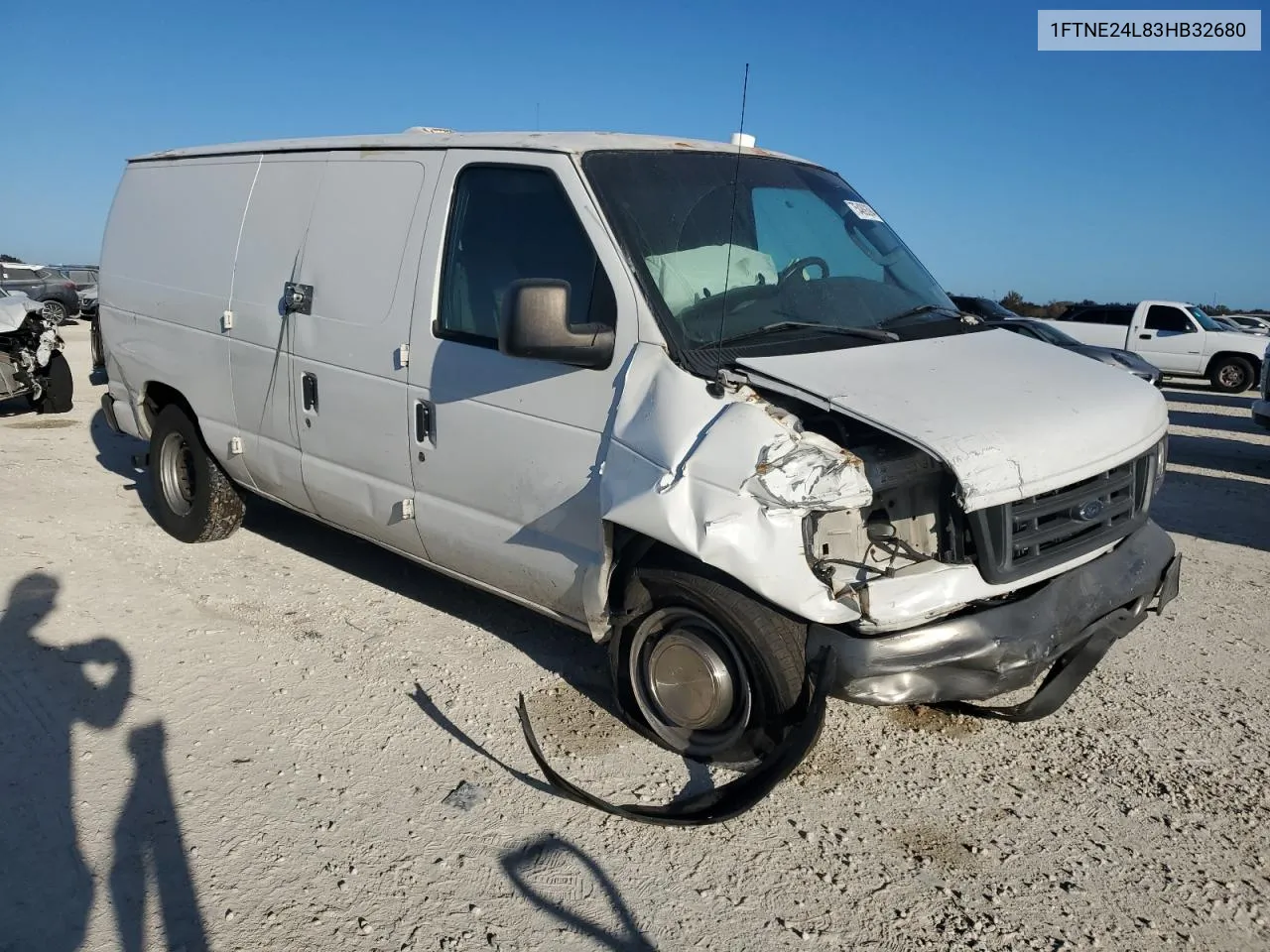 2003 Ford Econoline E250 Van VIN: 1FTNE24L83HB32680 Lot: 75489394