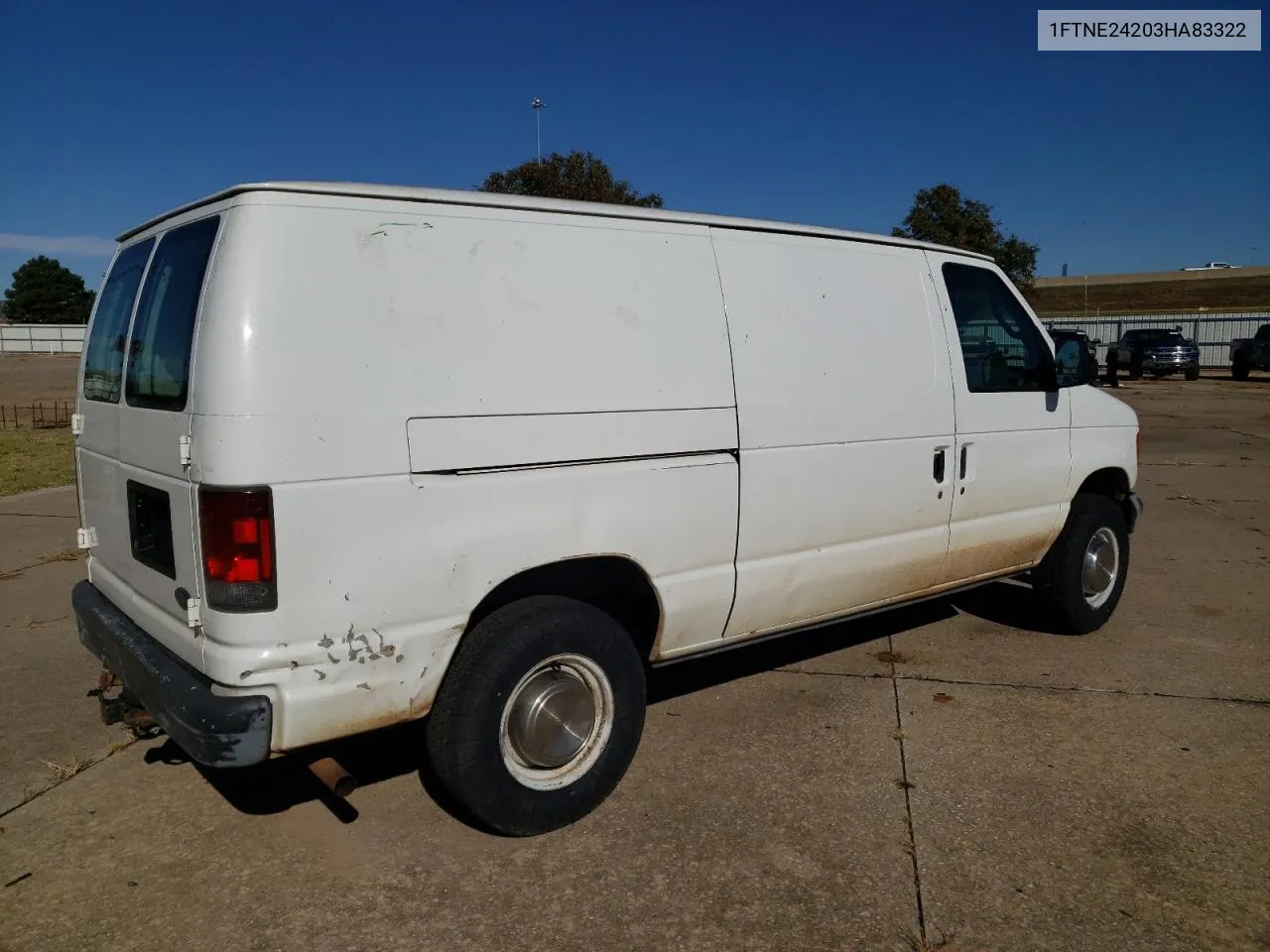 2003 Ford Econoline E250 Van VIN: 1FTNE24203HA83322 Lot: 76451334