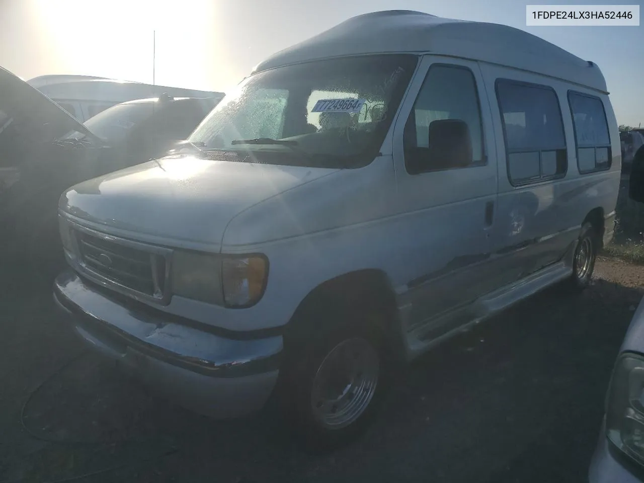 2003 Ford Econoline E250 Van VIN: 1FDPE24LX3HA52446 Lot: 77249664