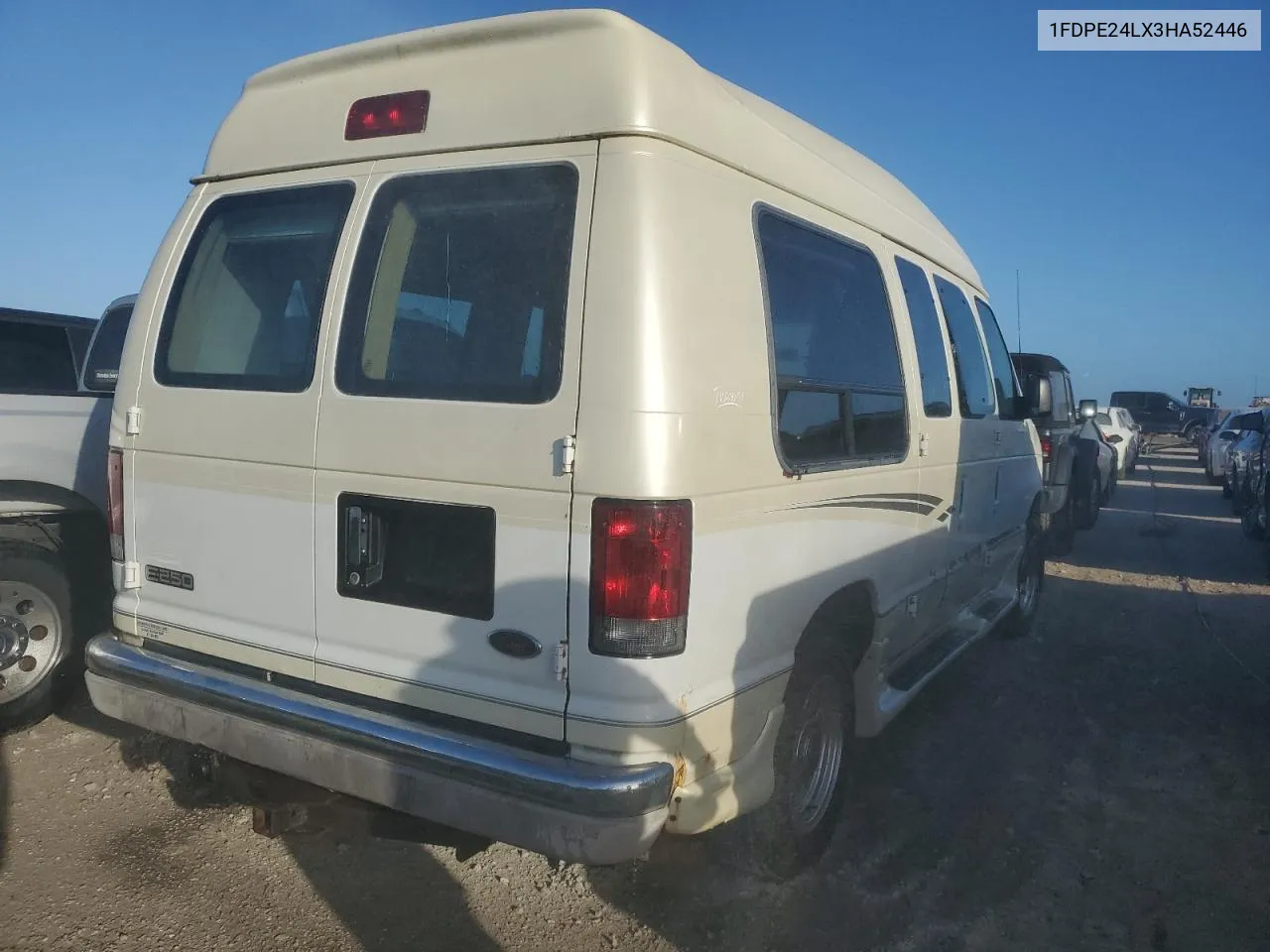 2003 Ford Econoline E250 Van VIN: 1FDPE24LX3HA52446 Lot: 77249664