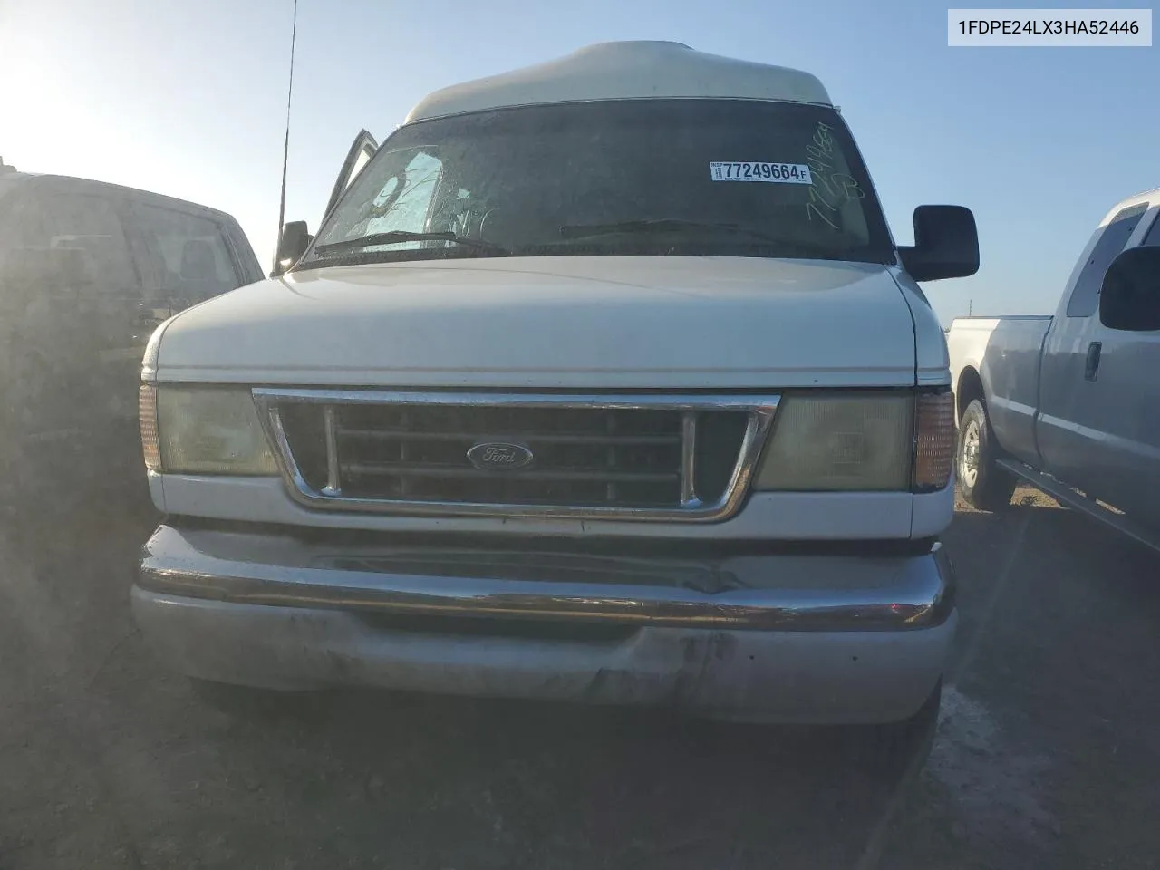 2003 Ford Econoline E250 Van VIN: 1FDPE24LX3HA52446 Lot: 77249664