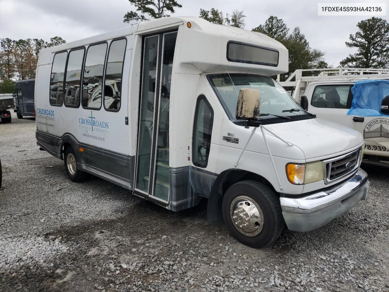 2003 Ford Econoline E450 Super Duty Cutaway Van VIN: 1FDXE45S93HA42136 Lot: 78862384