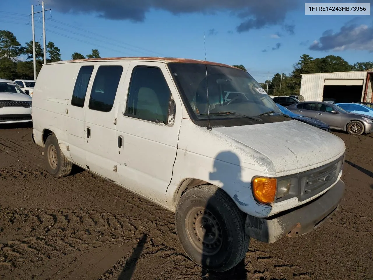 2003 Ford Econoline E150 Van VIN: 1FTRE14243HB73956 Lot: 79320544