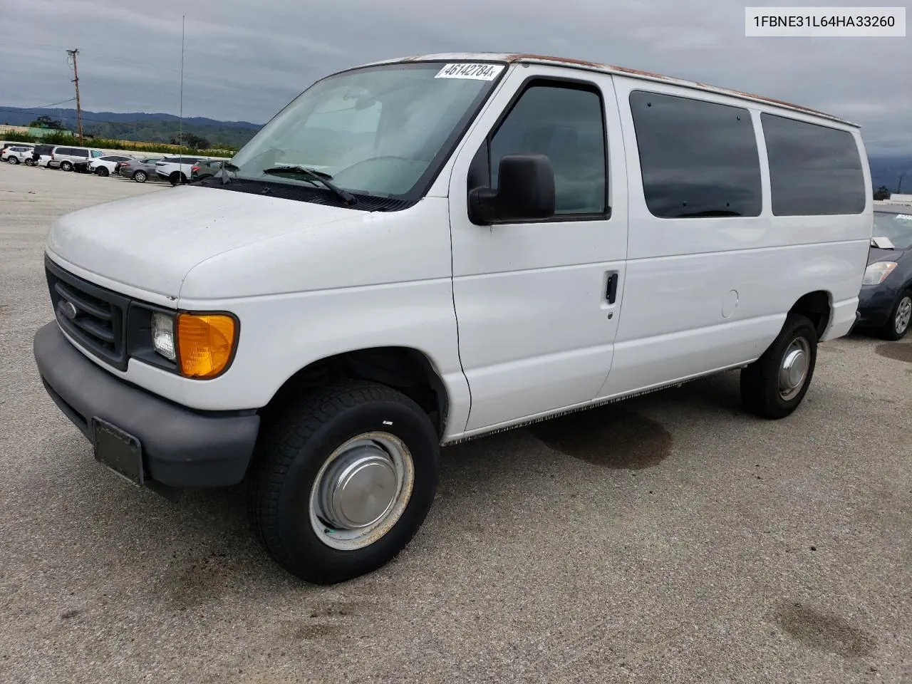 2004 Ford Econoline E350 Super Duty Wagon VIN: 1FBNE31L64HA33260 Lot: 46142784