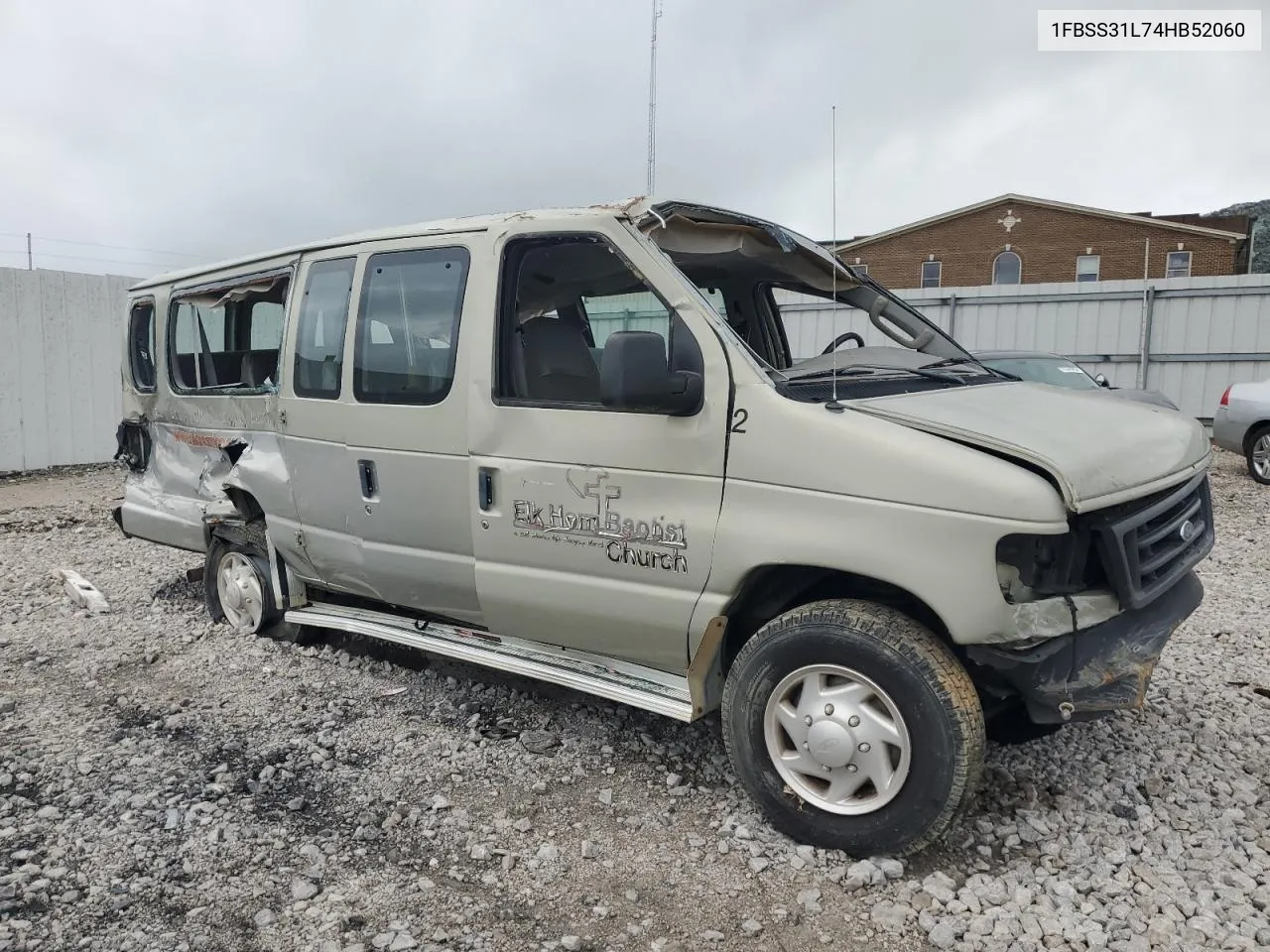 2004 Ford Econoline E350 Super Duty Wagon VIN: 1FBSS31L74HB52060 Lot: 62207624