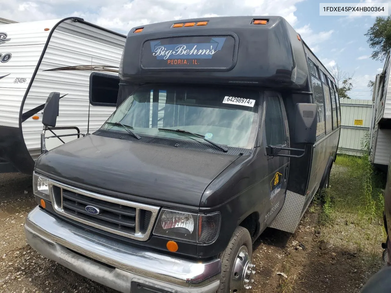 2004 Ford Econoline E450 Super Duty Cutaway Van VIN: 1FDXE45PX4HB00364 Lot: 64298974