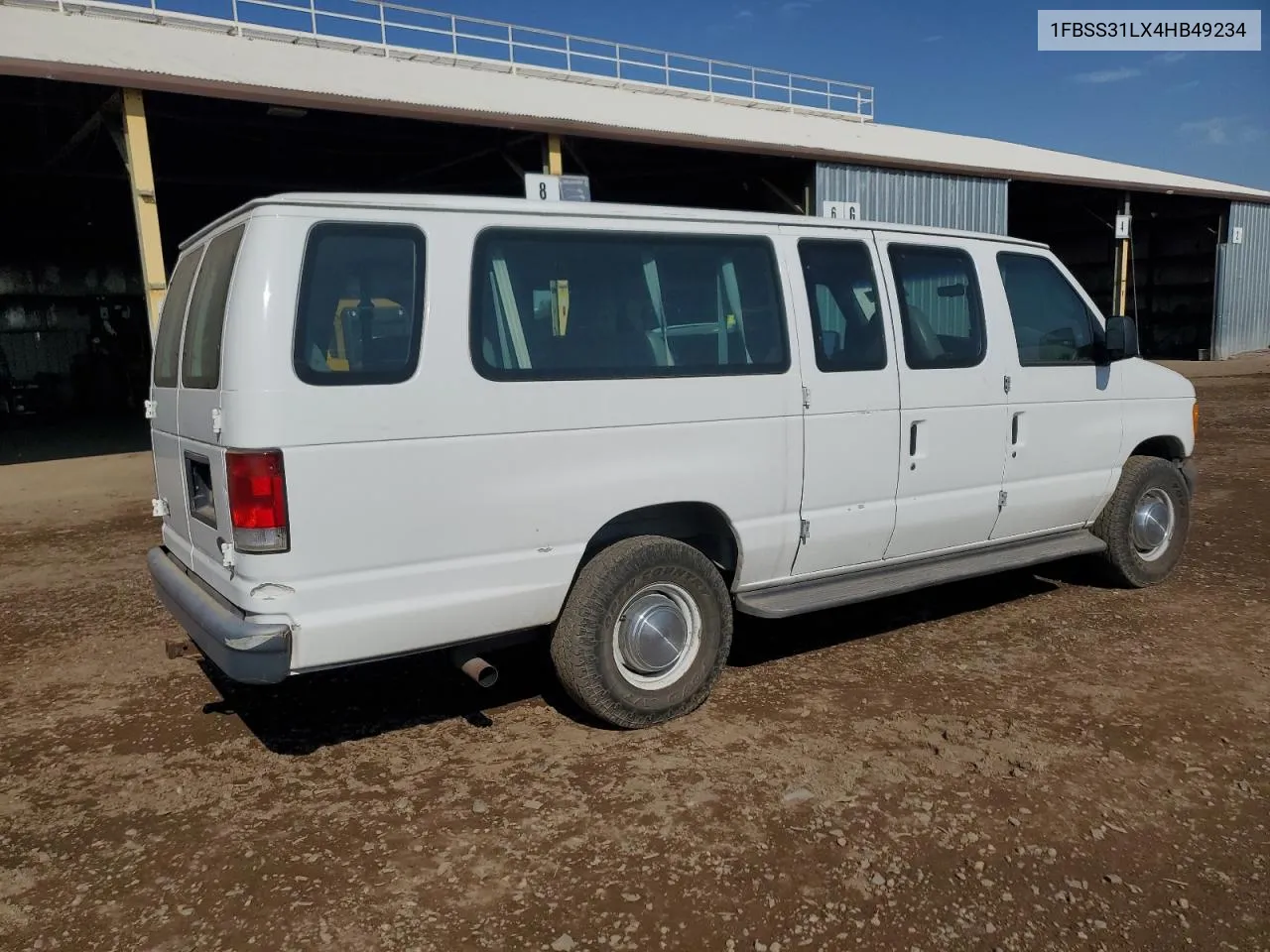 2004 Ford Econoline E350 Super Duty Wagon VIN: 1FBSS31LX4HB49234 Lot: 71131254