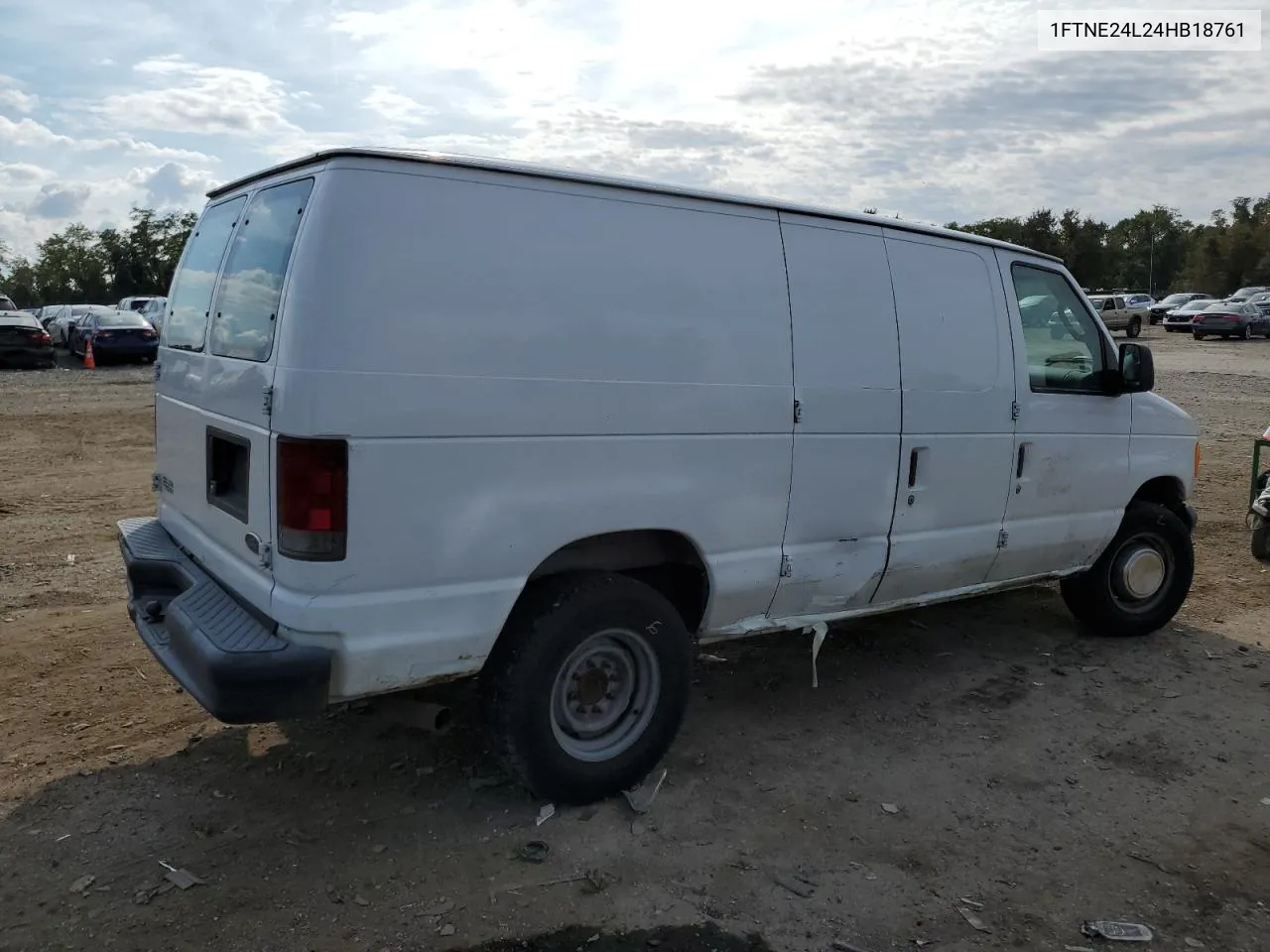 2004 Ford Econoline E250 Van VIN: 1FTNE24L24HB18761 Lot: 71423084