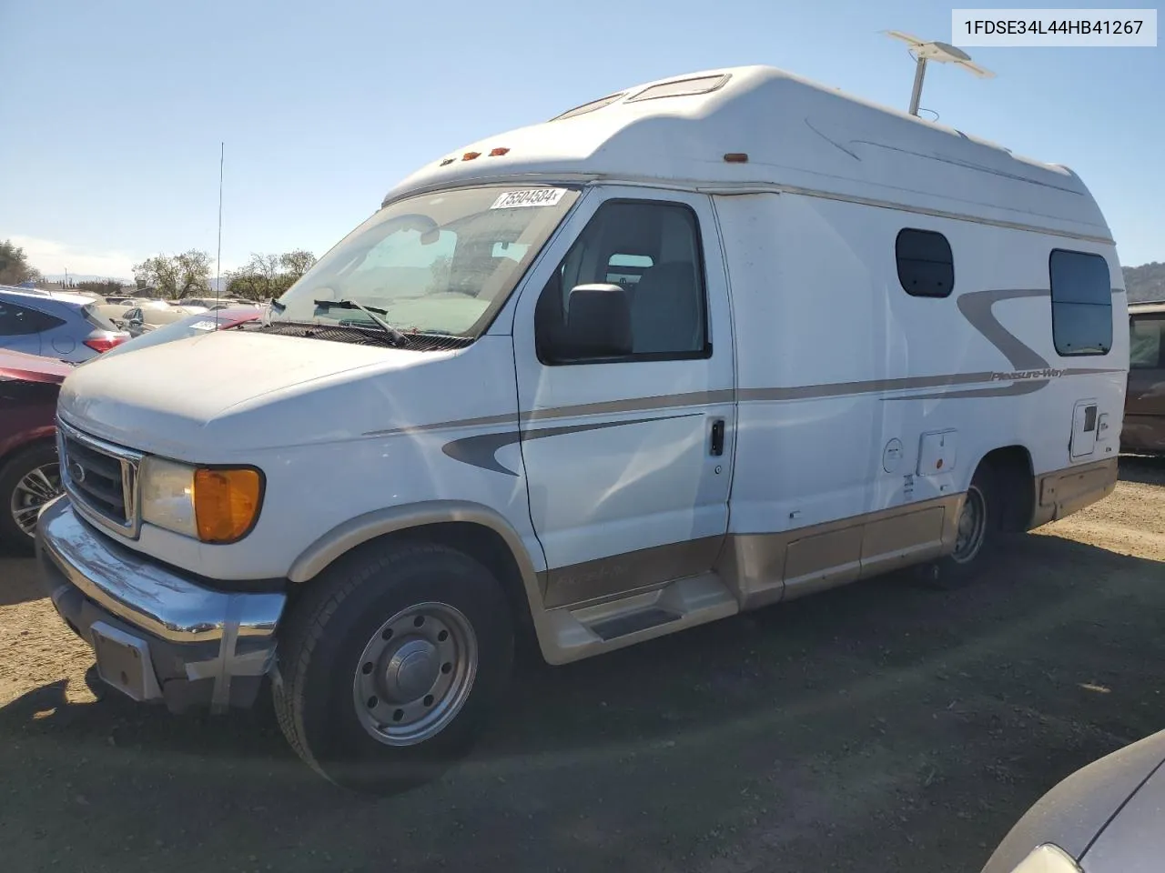 2004 Ford Econoline E350 Super Duty Van VIN: 1FDSE34L44HB41267 Lot: 75504584