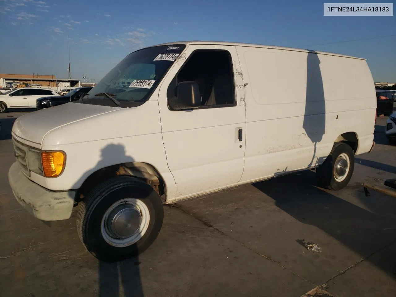 2004 Ford Econoline E250 Van VIN: 1FTNE24L34HA18183 Lot: 76069174