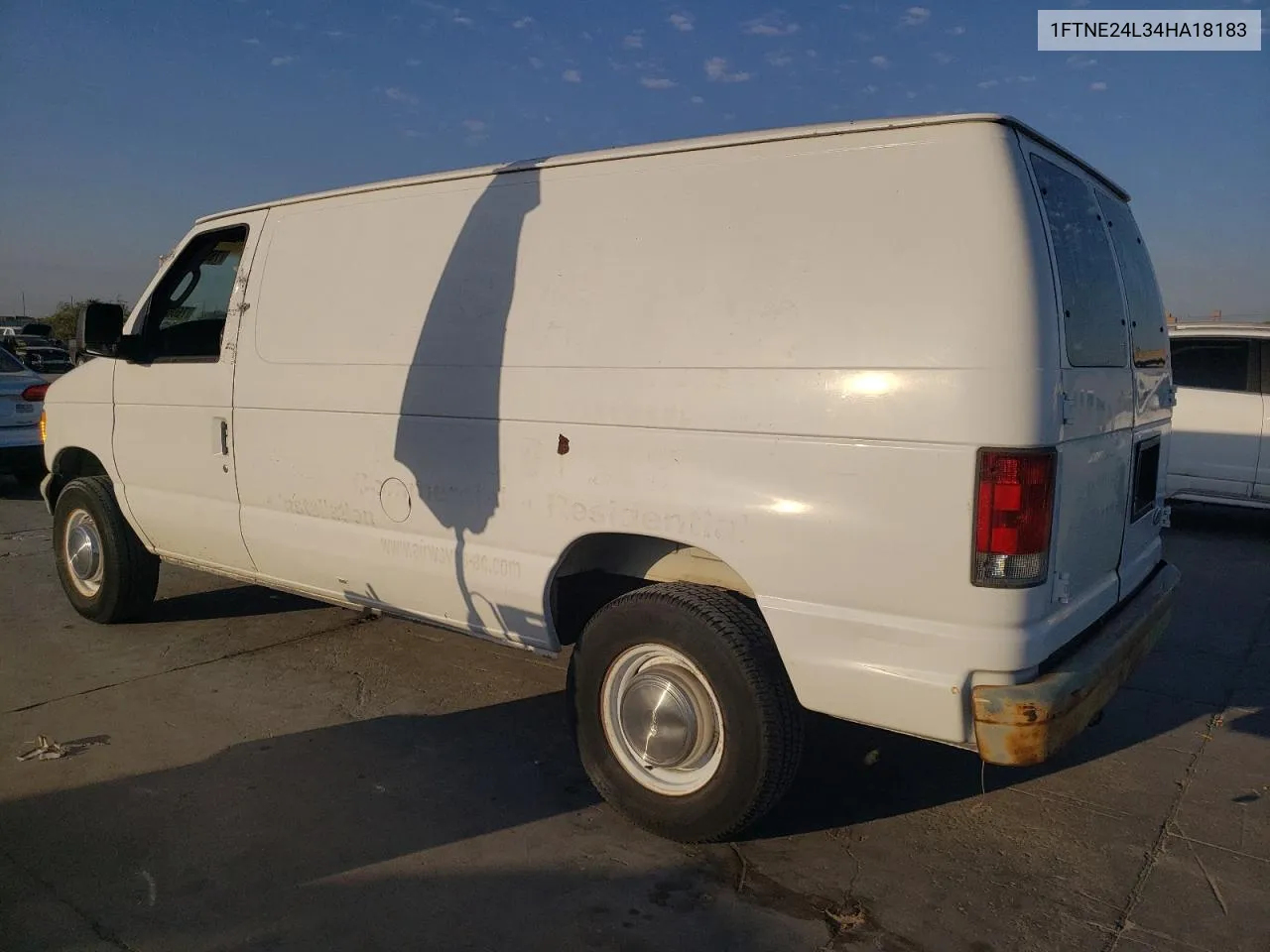 2004 Ford Econoline E250 Van VIN: 1FTNE24L34HA18183 Lot: 76069174