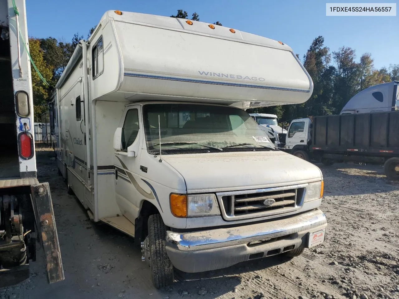 2004 Ford Econoline E450 Super Duty Cutaway Van VIN: 1FDXE45S24HA56557 Lot: 76897054