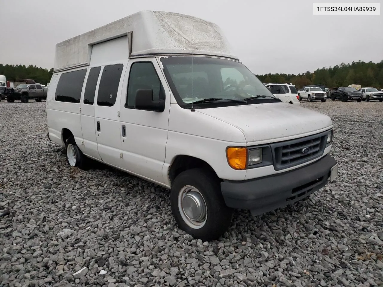 2004 Ford Econoline E350 Super Duty Van VIN: 1FTSS34L04HA89939 Lot: 77104114