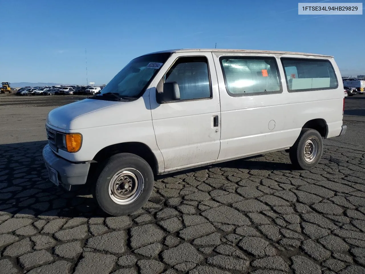 2004 Ford Econoline E350 Super Duty Van VIN: 1FTSE34L94HB29829 Lot: 80350264