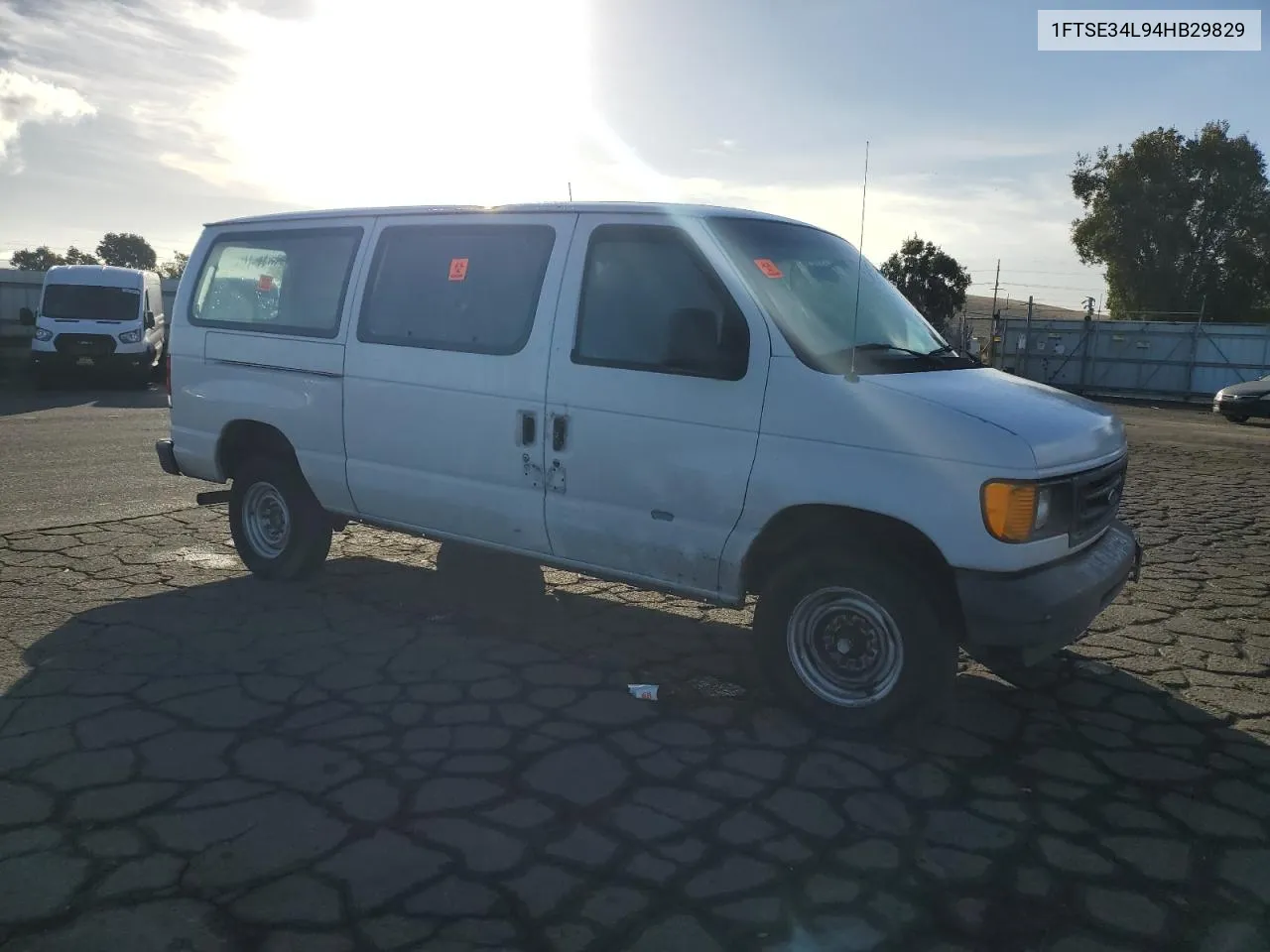 2004 Ford Econoline E350 Super Duty Van VIN: 1FTSE34L94HB29829 Lot: 80350264