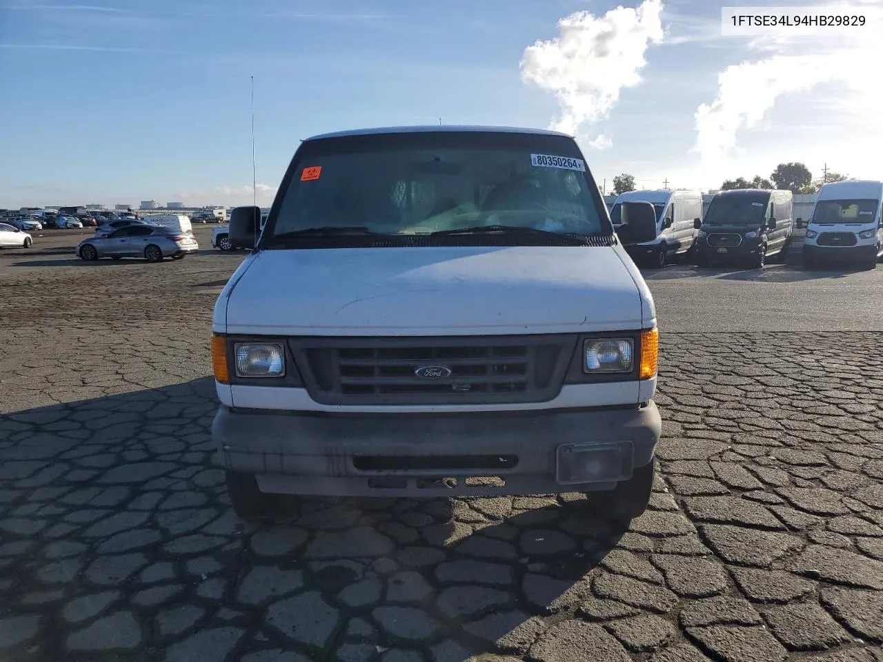 2004 Ford Econoline E350 Super Duty Van VIN: 1FTSE34L94HB29829 Lot: 80350264