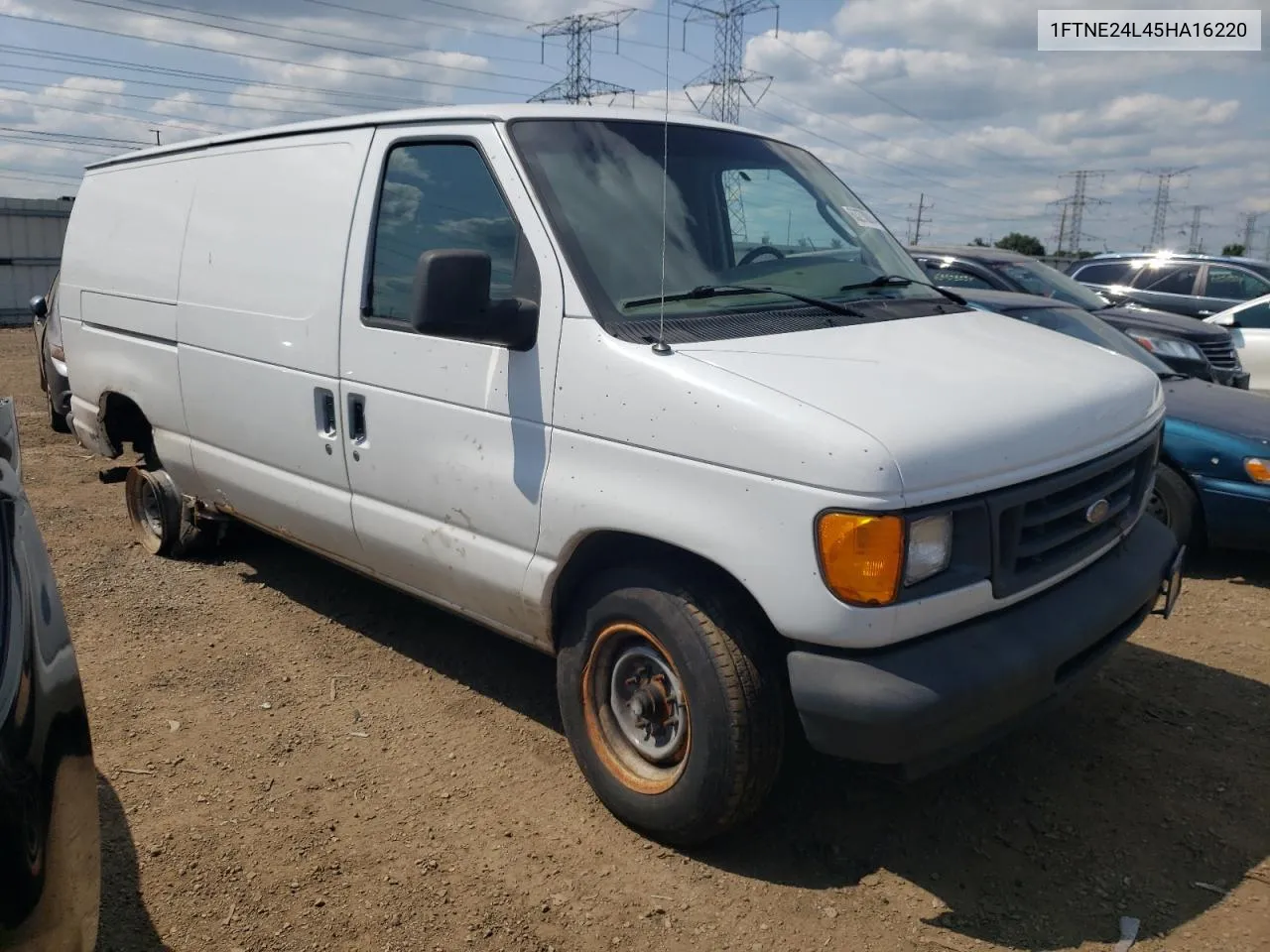 2005 Ford Econoline E250 Van VIN: 1FTNE24L45HA16220 Lot: 63270814