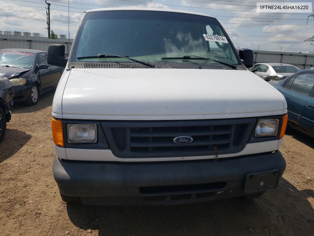 2005 Ford Econoline E250 Van VIN: 1FTNE24L45HA16220 Lot: 63270814