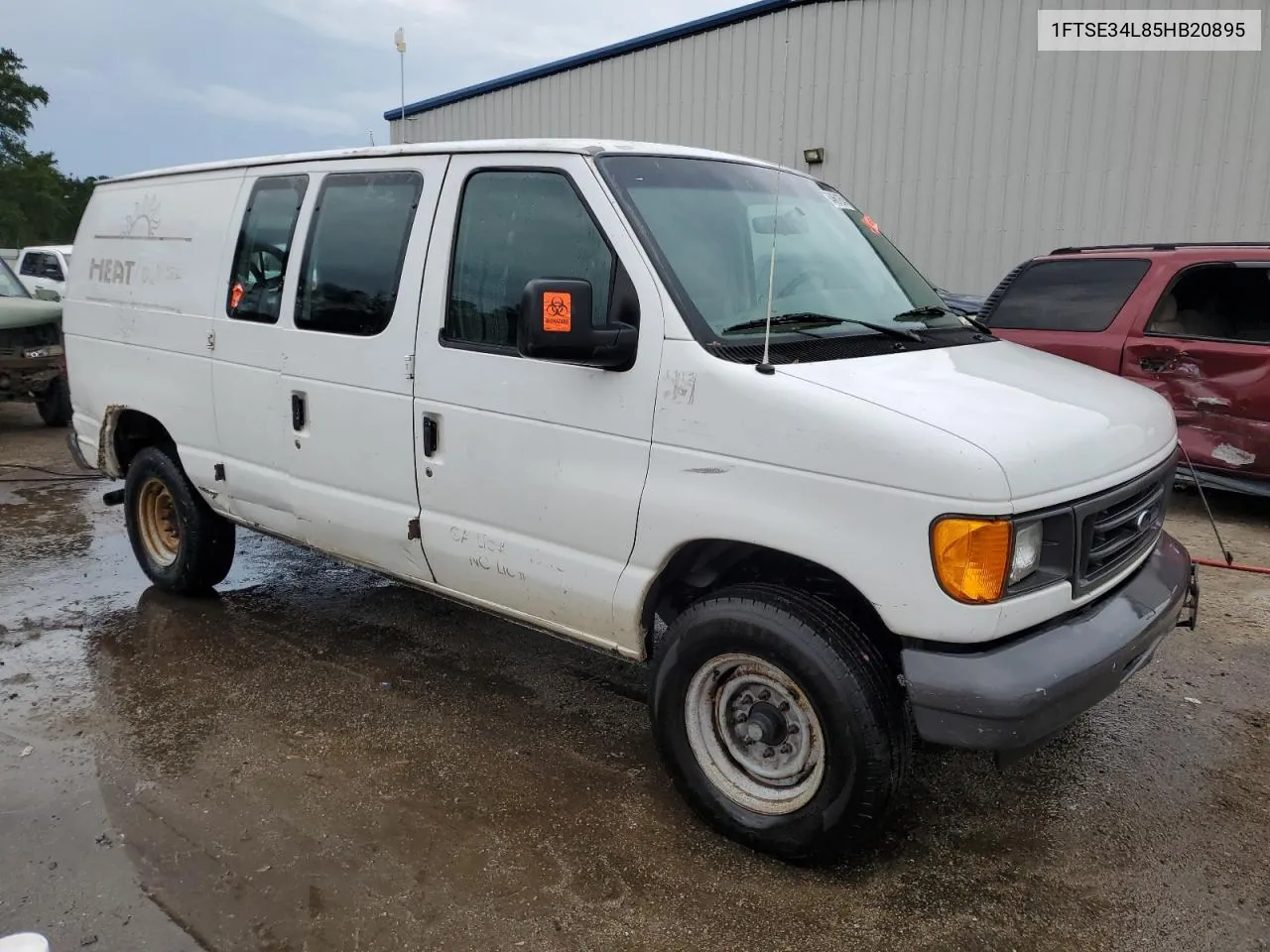 2005 Ford Econoline E350 Super Duty Van VIN: 1FTSE34L85HB20895 Lot: 64661254