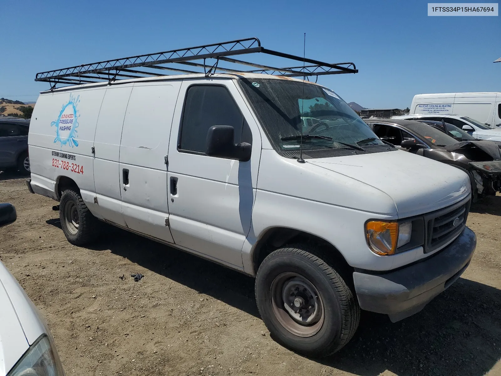 2005 Ford Econoline E350 Super Duty Van VIN: 1FTSS34P15HA67694 Lot: 67004414