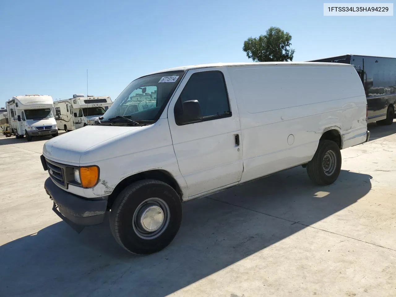 2005 Ford Econoline E350 Super Duty Van VIN: 1FTSS34L35HA94229 Lot: 67713114