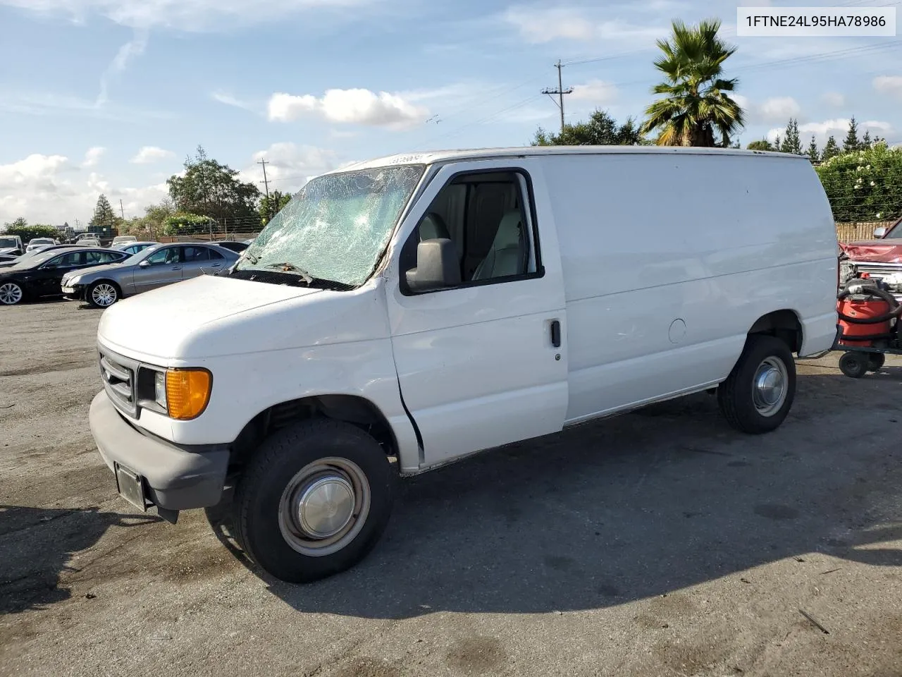 2005 Ford Econoline E250 Van VIN: 1FTNE24L95HA78986 Lot: 68269684