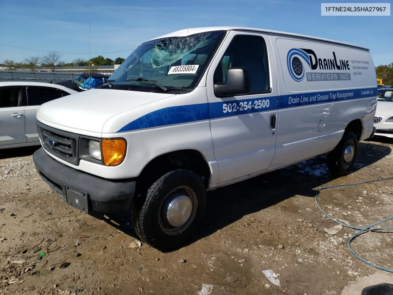 2005 Ford Econoline E250 Van VIN: 1FTNE24L35HA27967 Lot: 68335804