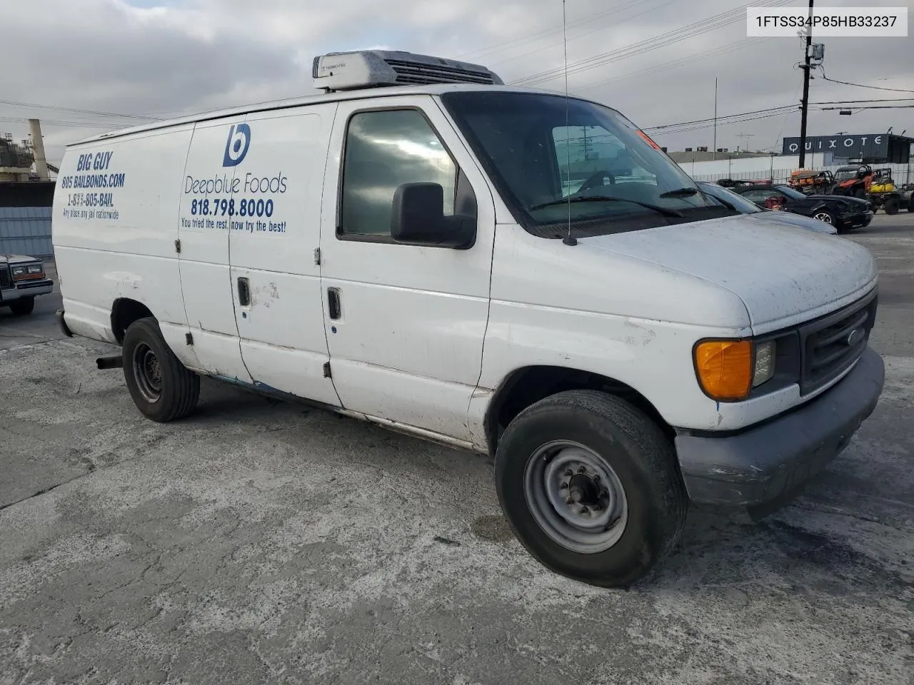 2005 Ford Econoline E350 Super Duty Van VIN: 1FTSS34P85HB33237 Lot: 68367034