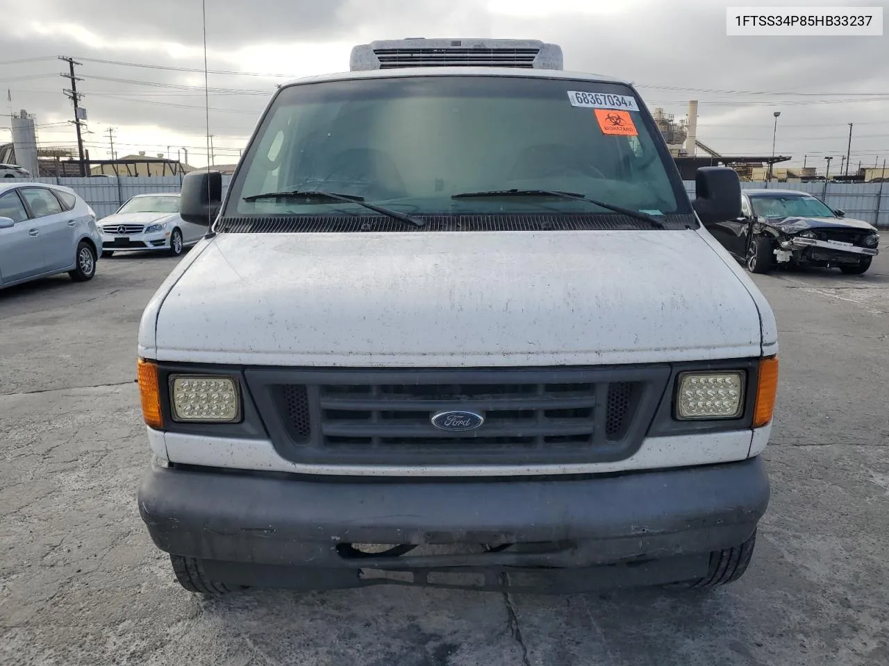 2005 Ford Econoline E350 Super Duty Van VIN: 1FTSS34P85HB33237 Lot: 68367034