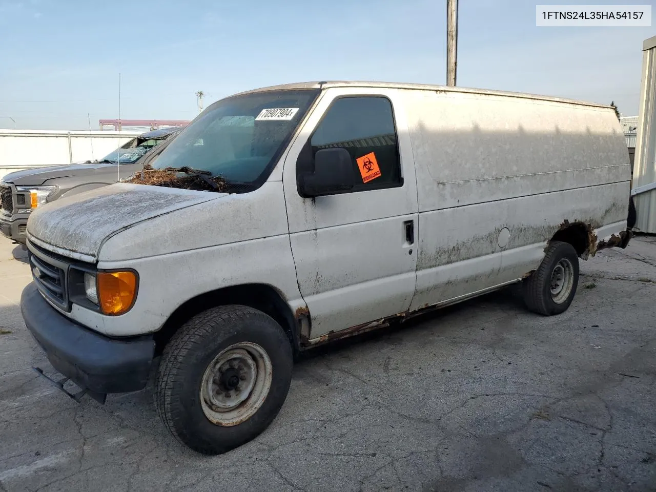 2005 Ford Econoline E250 Van VIN: 1FTNS24L35HA54157 Lot: 70907904