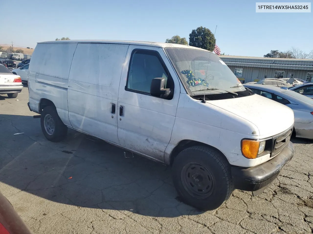 2005 Ford Econoline E150 Van VIN: 1FTRE14WX5HA53245 Lot: 74119504