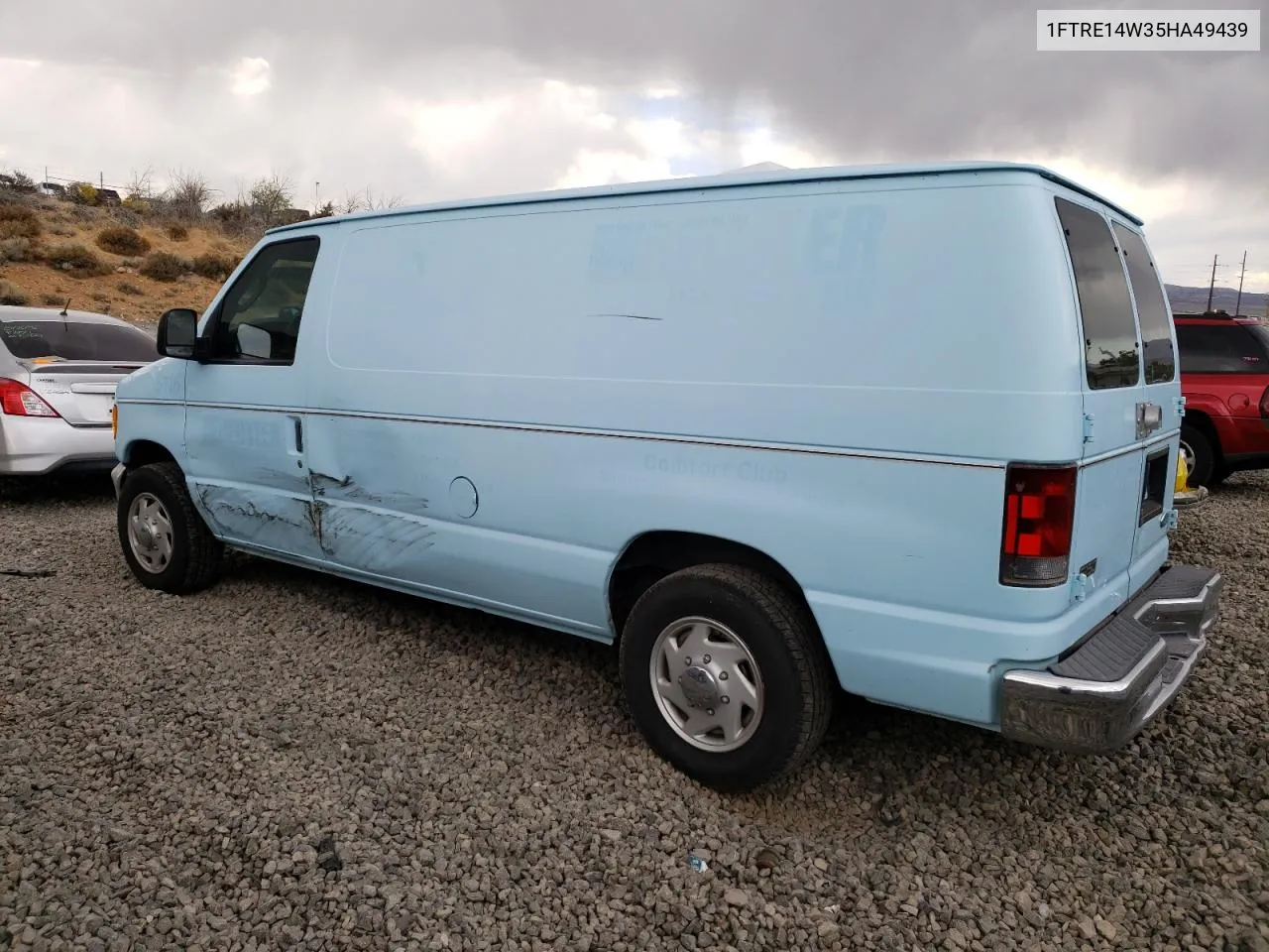 2005 Ford Econoline E150 Van VIN: 1FTRE14W35HA49439 Lot: 74333164