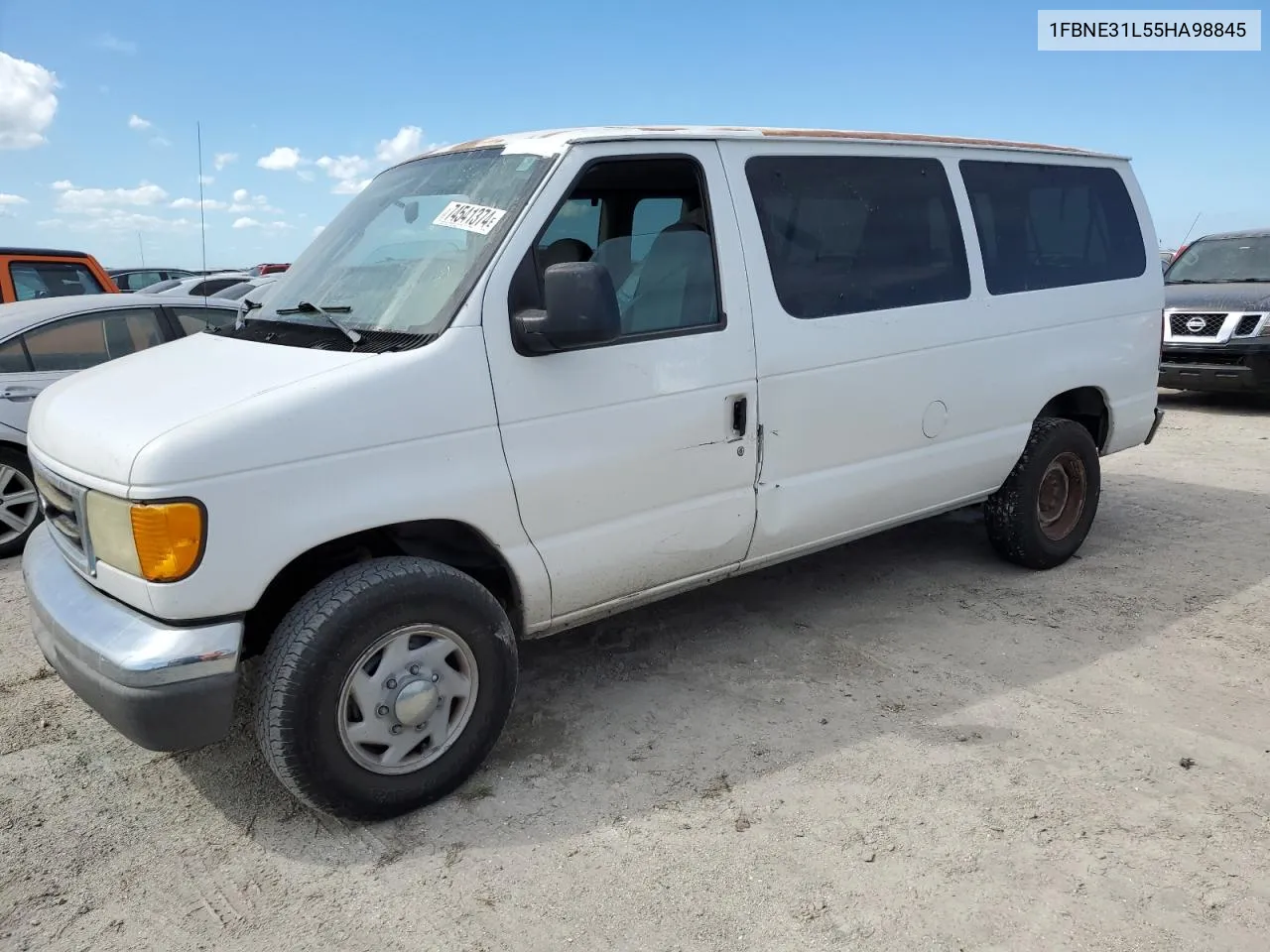 2005 Ford Econoline E350 Super Duty Wagon VIN: 1FBNE31L55HA98845 Lot: 74541374