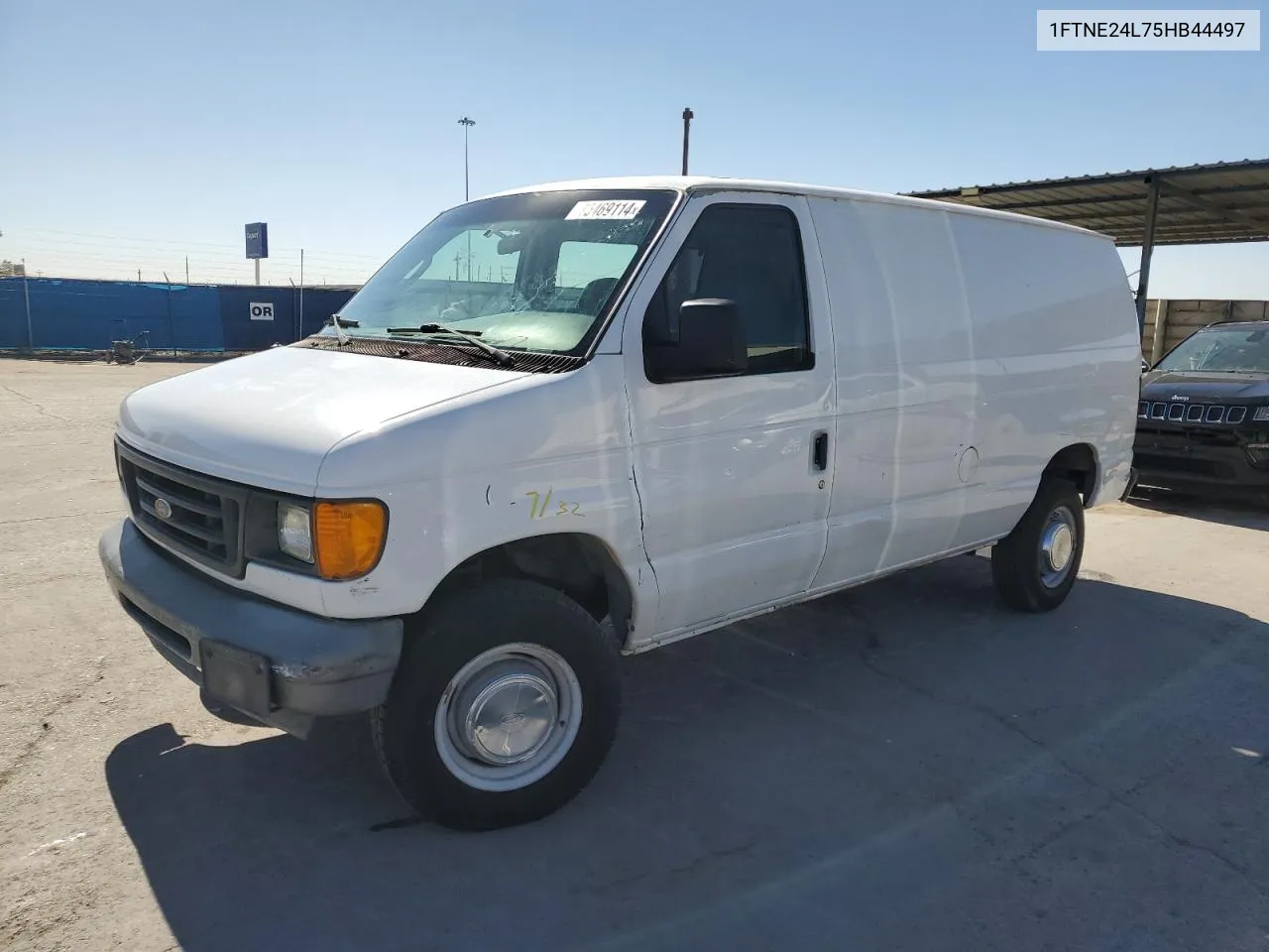 2005 Ford Econoline E250 Van VIN: 1FTNE24L75HB44497 Lot: 75469114