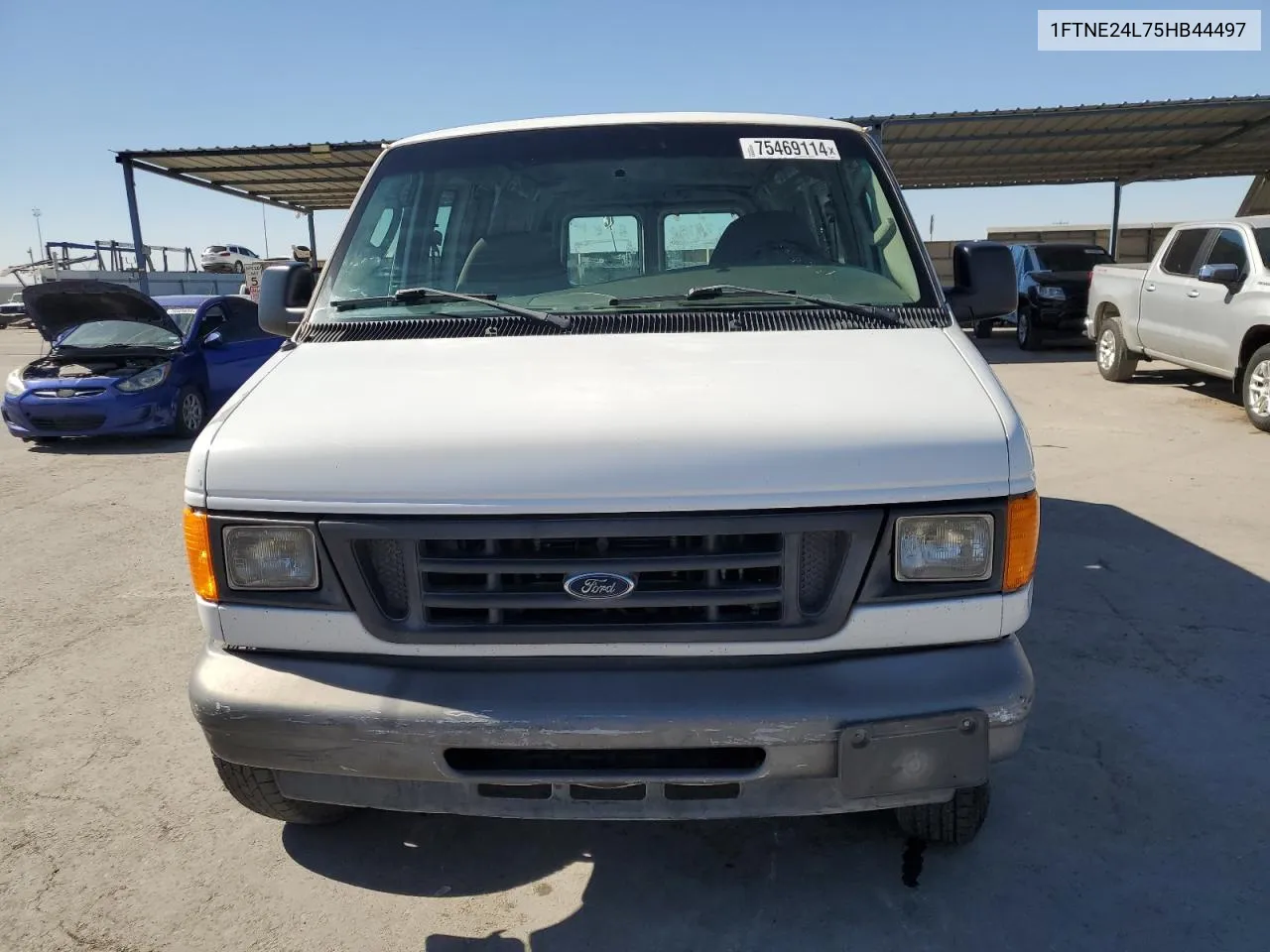 2005 Ford Econoline E250 Van VIN: 1FTNE24L75HB44497 Lot: 75469114