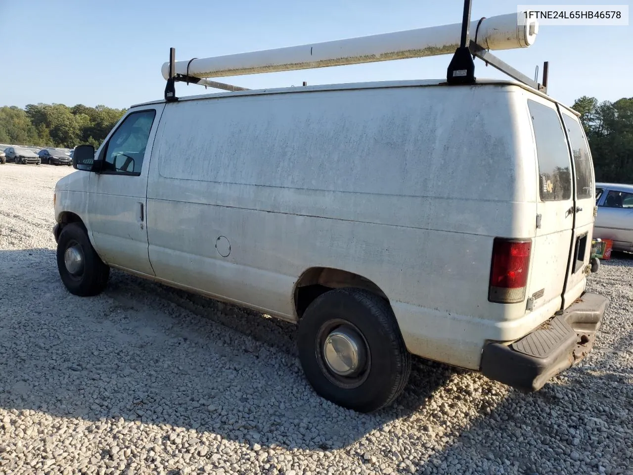 2005 Ford Econoline E250 Van VIN: 1FTNE24L65HB46578 Lot: 75830294