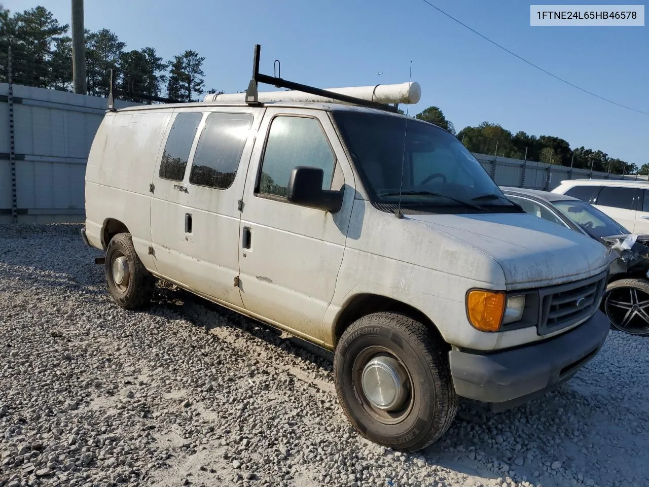 2005 Ford Econoline E250 Van VIN: 1FTNE24L65HB46578 Lot: 75830294