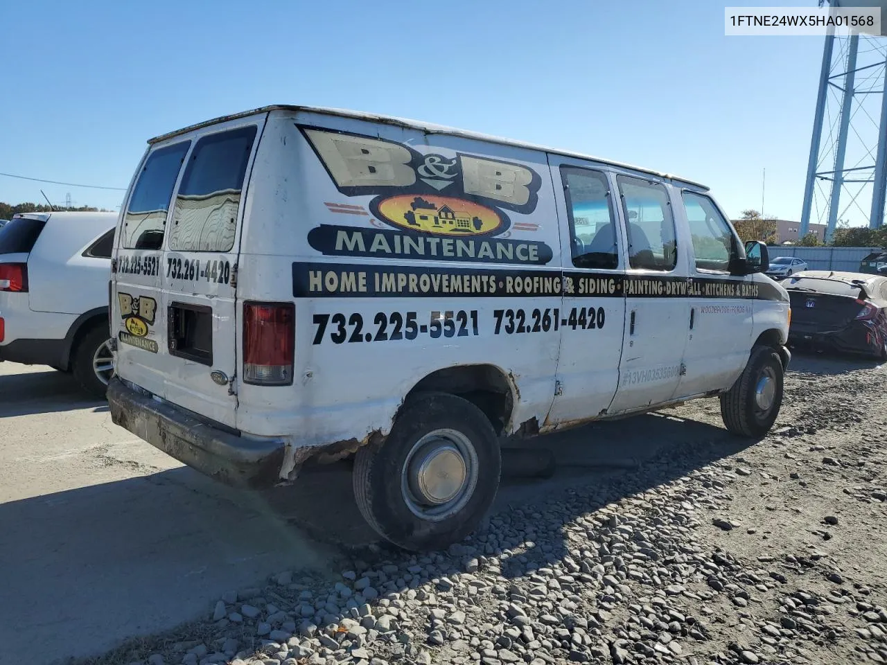 2005 Ford Econoline E250 Van VIN: 1FTNE24WX5HA01568 Lot: 75926784